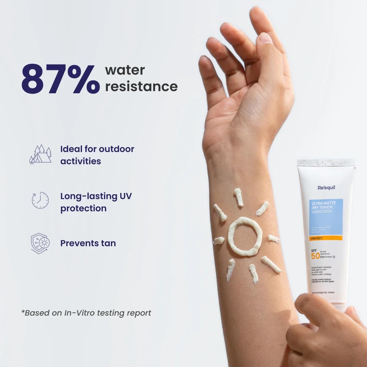 Re'equil The Retinol Starter Bundle (0.1% Retinol Night Cream 30gm, Ultra Matte Sunscreen 20gm, Ceramide & Hyaluronic Acid Moisturiser 100gm) - Image 8 thumbnail