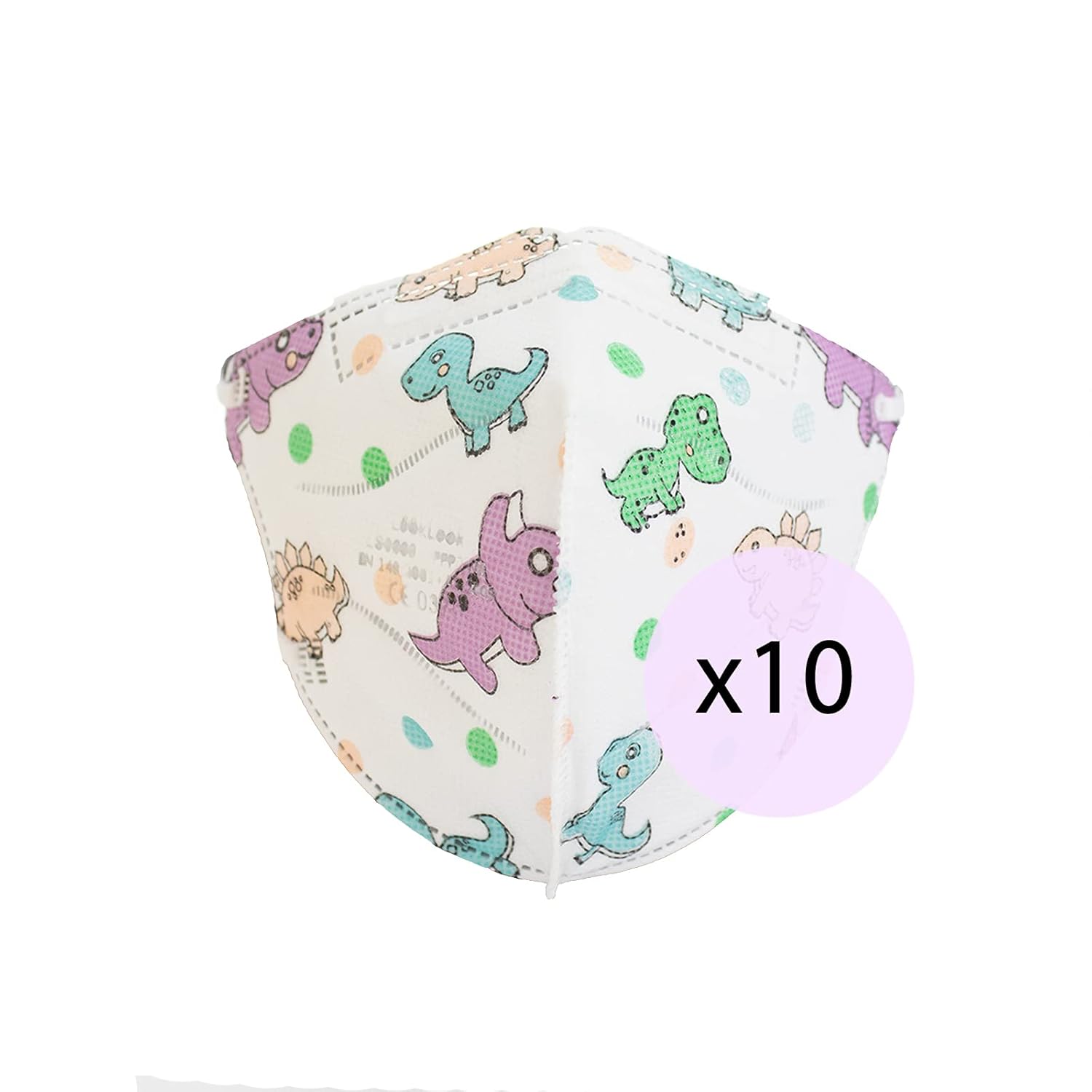 YIDA Pack 10 Mascarillas FFP2, Tamaño Pequeño, [Certificadas y Homologadas ] Desechables, 5 Capas. (M19)