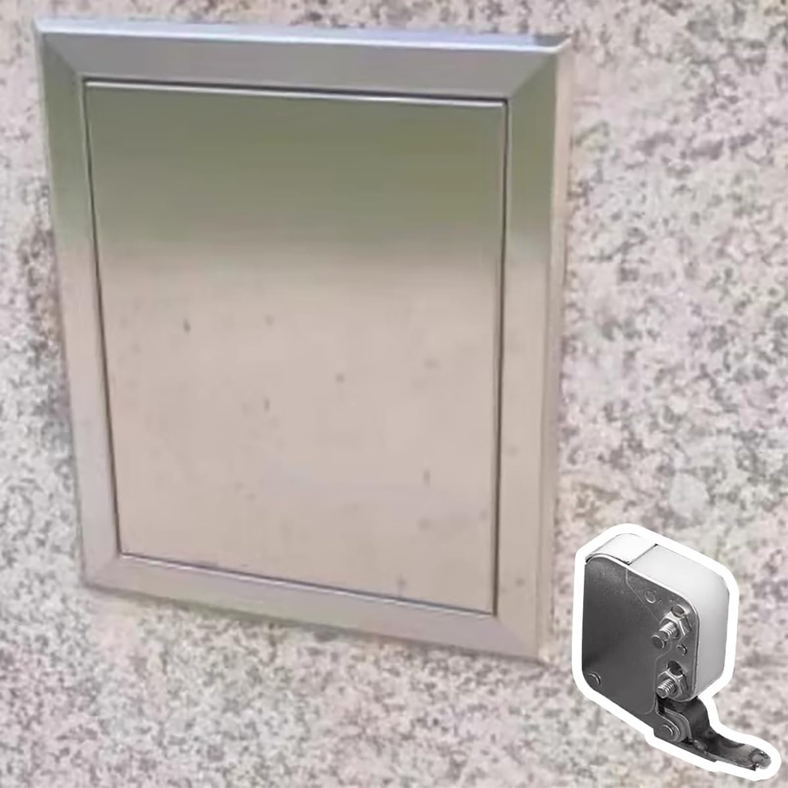 Porte en acier inoxydable robuste pour l'extérieur et trappe d'inspection de cuisine d'été