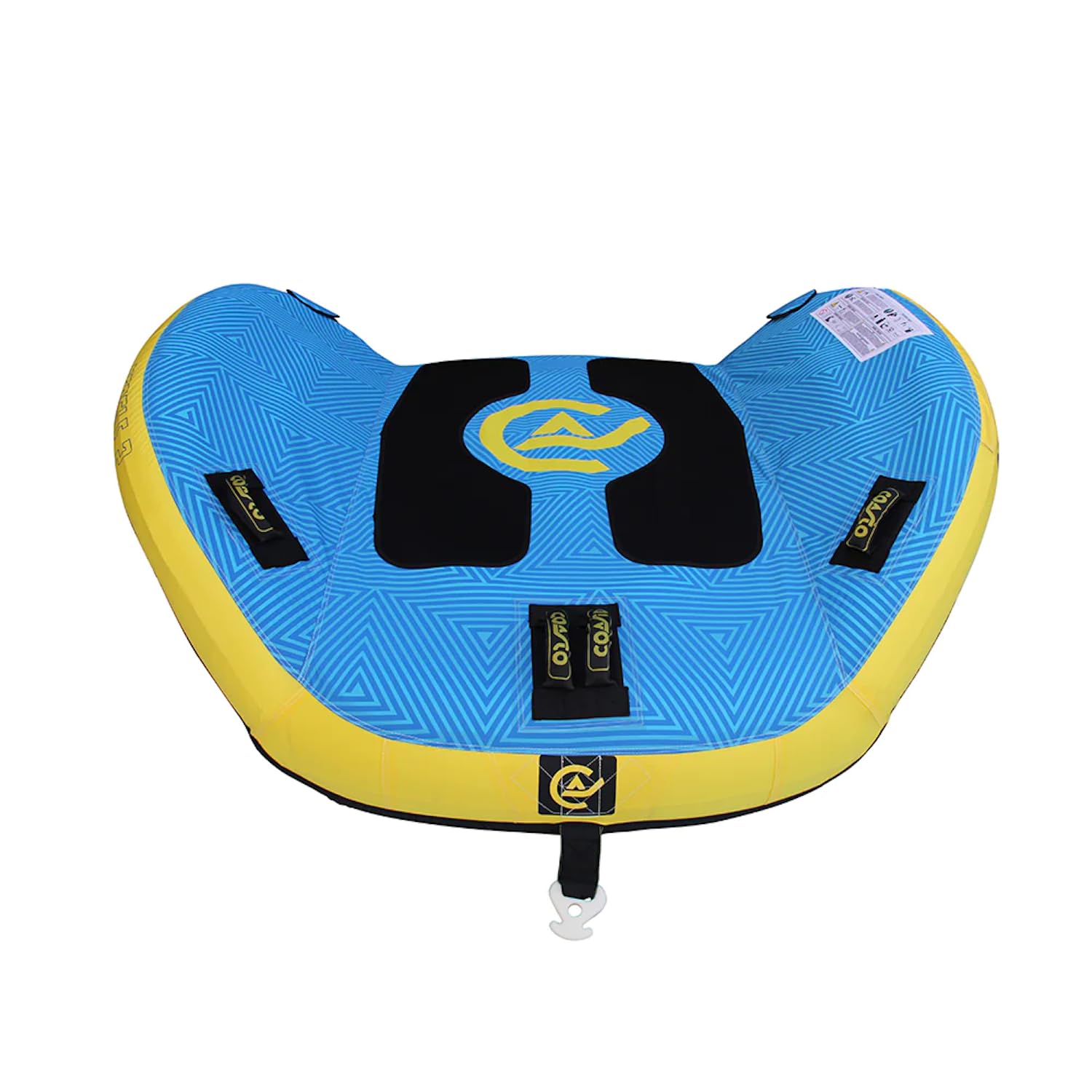Coasto - Bouée Tractée Beagle 2 Places PB-CBBEAGLE2 - pour 2 Personnes - Charge Maximale 154 kg - Revêtement Nylon 420 D Résistant et Performant - Sac de Rangement Inclus - 175 x 150 cm