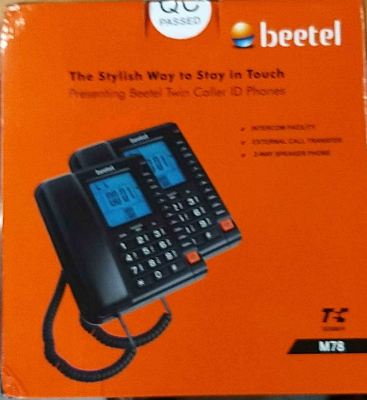 Beetel M78 Corded Feature Phone (Black) Amazon.in Electronics