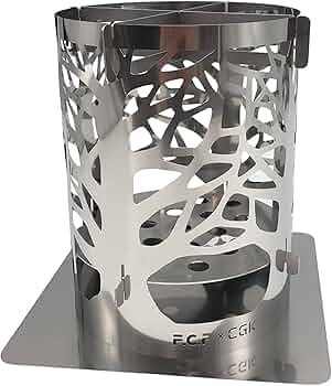 Amazon | FK-0006 巻き薪ストーブ イチイガシ | CGK | キャンプ用