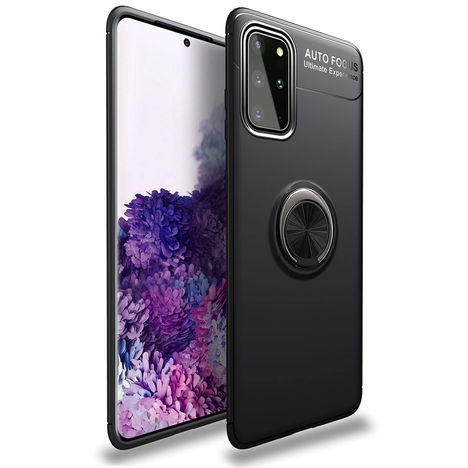 NALIA Ring Case Compatible con Google Pixel 5 Funda, Kickstand Carcasa