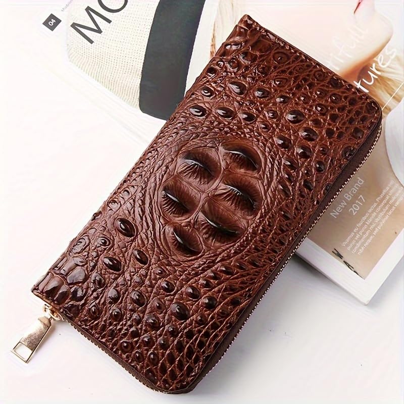 Wallet Women, Long Wallet Credit Cards Holder, Fashion Women Organizer Phone Clutch Party Time Handbag (Coffee)2