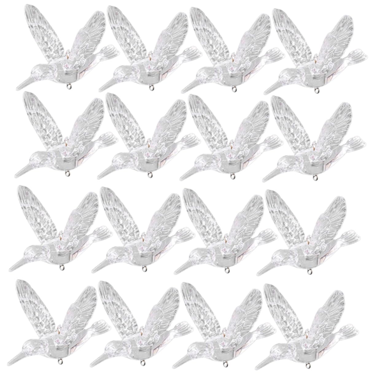 ULTECHNOVO 20 Stück Hochzeit Hängende Dekorationen Transparente Ornamente für Partys Hochzeitsdeko und Raumgestaltung aus Sicherem