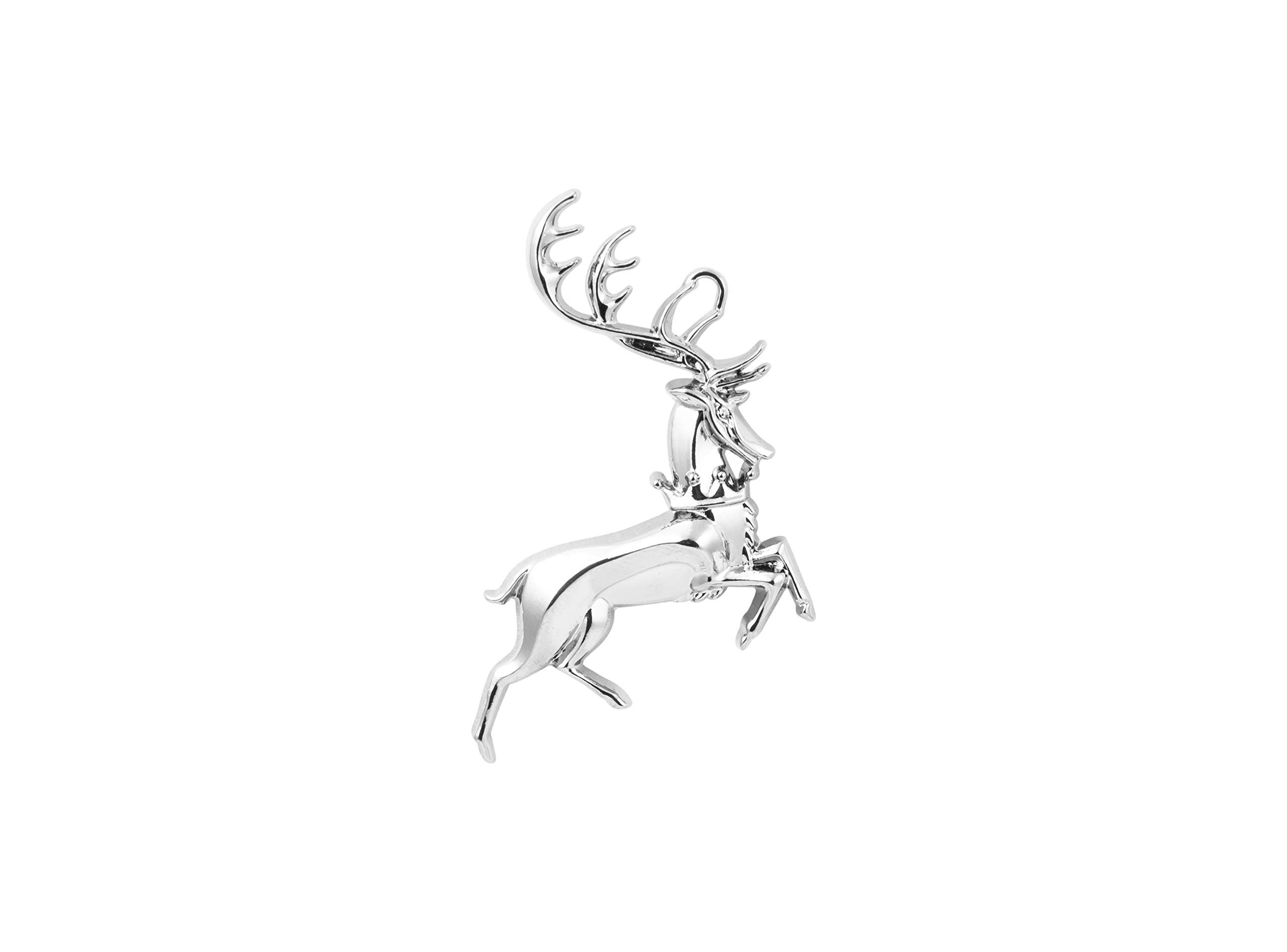 knighthood Running Reindeer Lapel Pin Suit Collar Brooch for Unisex-picture-14