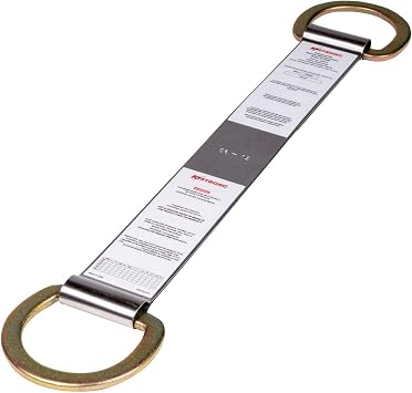KStrong UFA30020 Permanent Use Stainless Steel Roof Anchor with D-Rings, ANSI Compliant, 18.16" x 1.73 461 x 44 mm