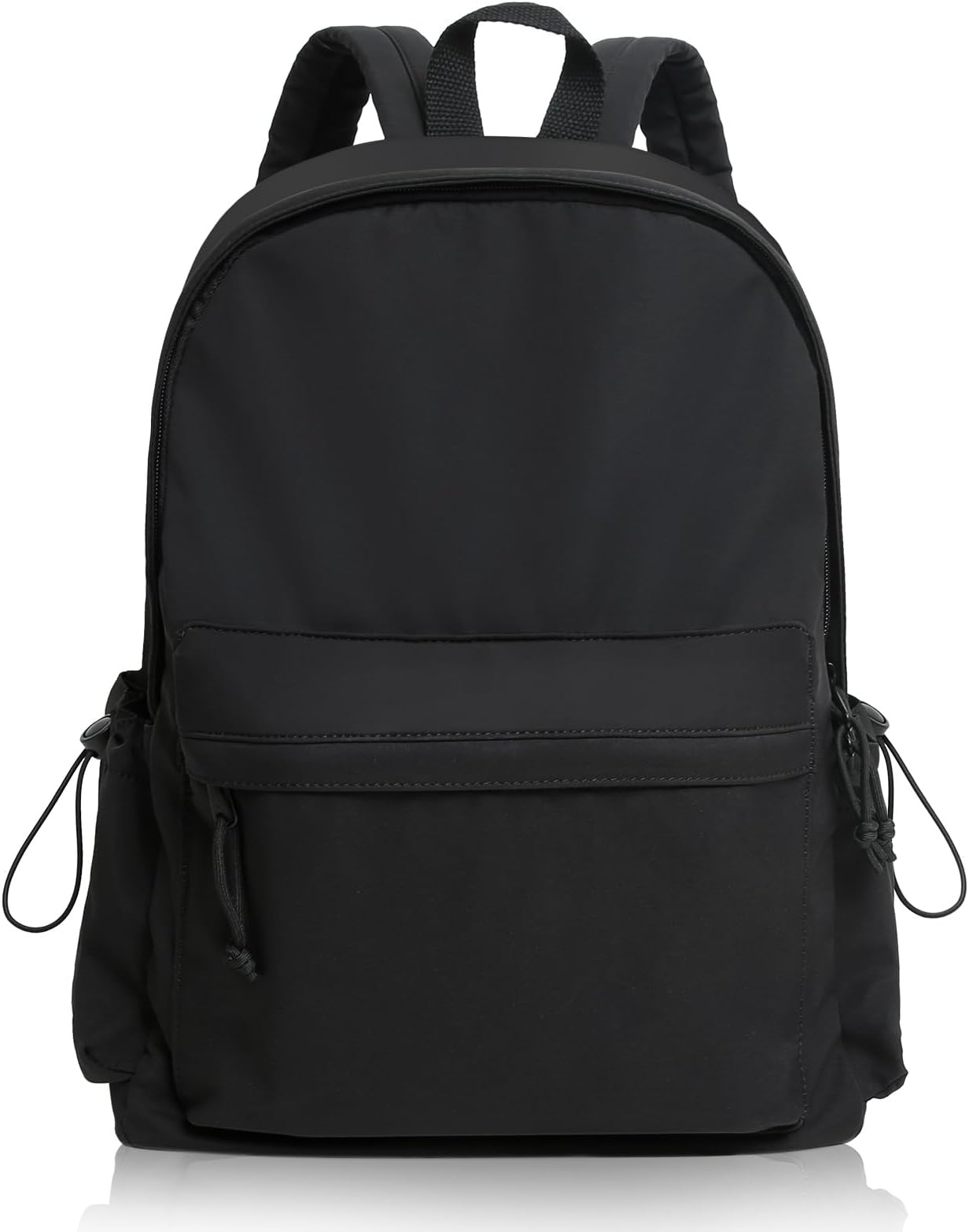 BITUORSchool Backpack, Casual Daypack Men Women, Causal Bags, 15In Laptop Rucksack Bag, Work Daypack Waterproof Backpack Lightweight Rucksack School Bookbag for Teenage Girls Boys, Black