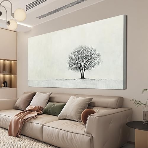 Miniatura 10 de Arte de Pared Negro Decoración Arte de Lienzo Arte de Pared Decoración de Pared Negro Silencio Arte de Pared Pintura Decoraciones Obra de Arte