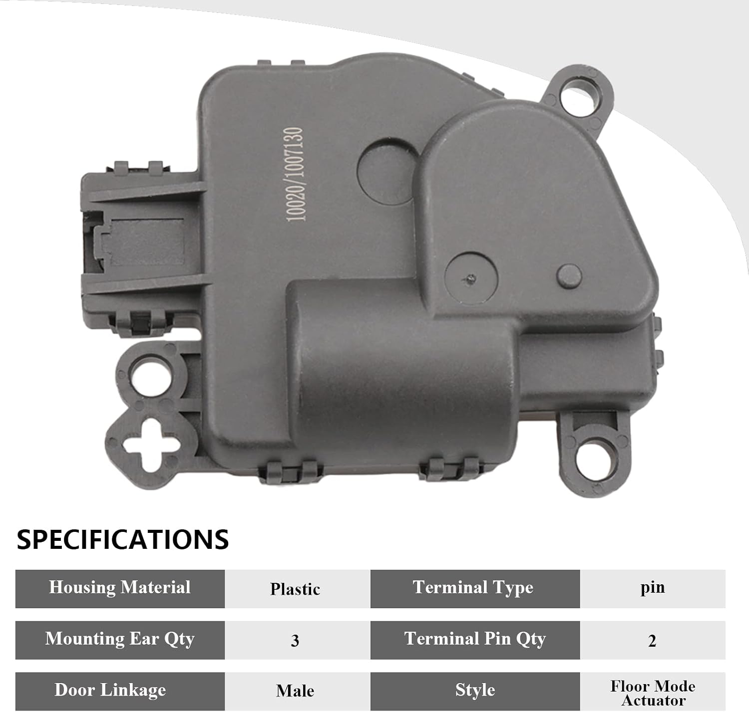 604-045 Temperature Blend Door Actuator for Jeep 2011-2013 Grand Cherokee, 2011-2013 for Dodge Durango, Sport Utility 4-Door, Mian Unit
