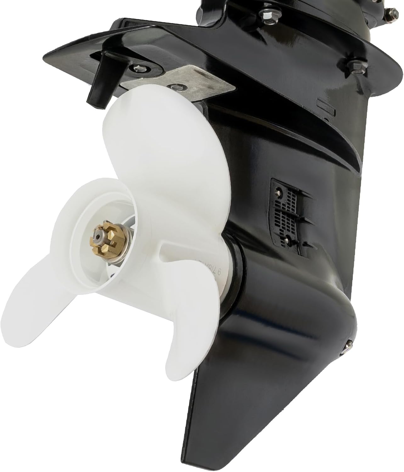2-Stroke 30 HP Outboard Motor, 496cc 5000 RPM Heavy Duty Fishing Boats Motor Water Cooling Short Shaft Inflatable Boats Engine with CDI Ignition System for Water Transportation