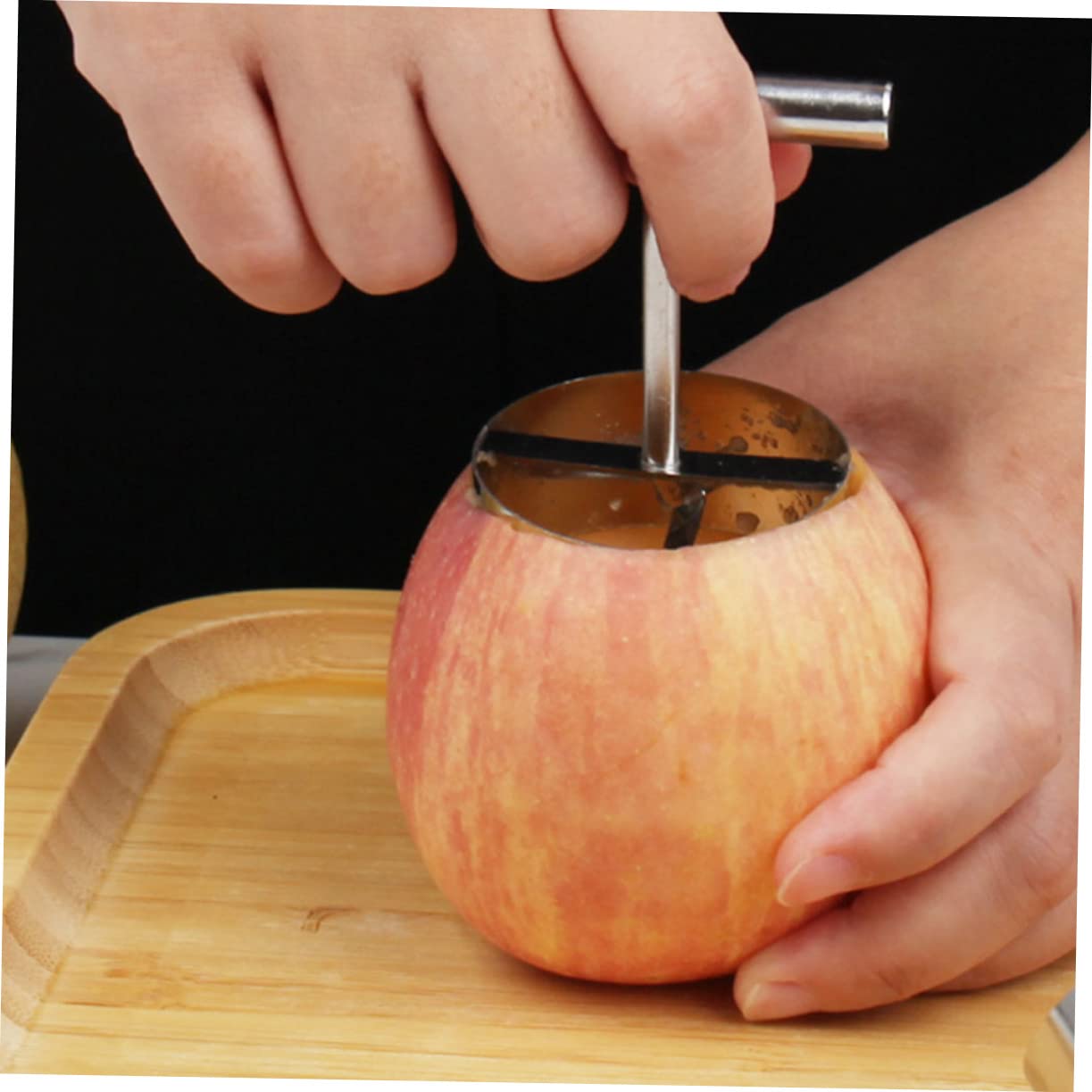 Zerodeko 6stücke Edelstahl Apfelentkerner Multifunktionale Obstkernausstecher Ergonomische Fruchtkerner Für Einfache Handhabung Für Küche Und Haushalt Hochwertige Langlebige