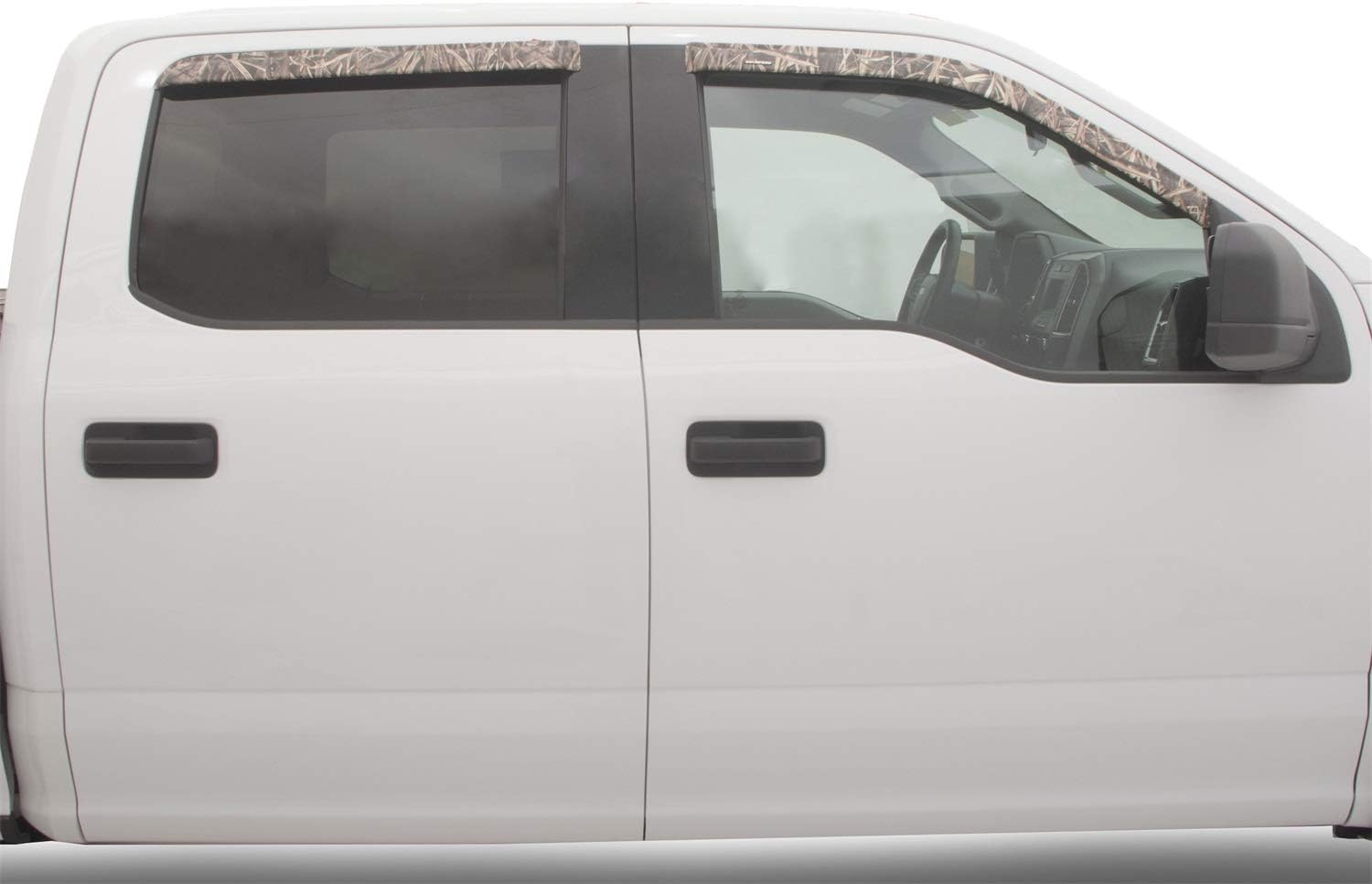 Stampede 61100-14 Tape-Onz Side Window Deflector, 4 Piece (Mossy Oak Shadow Grass Blades Camo Pattern)