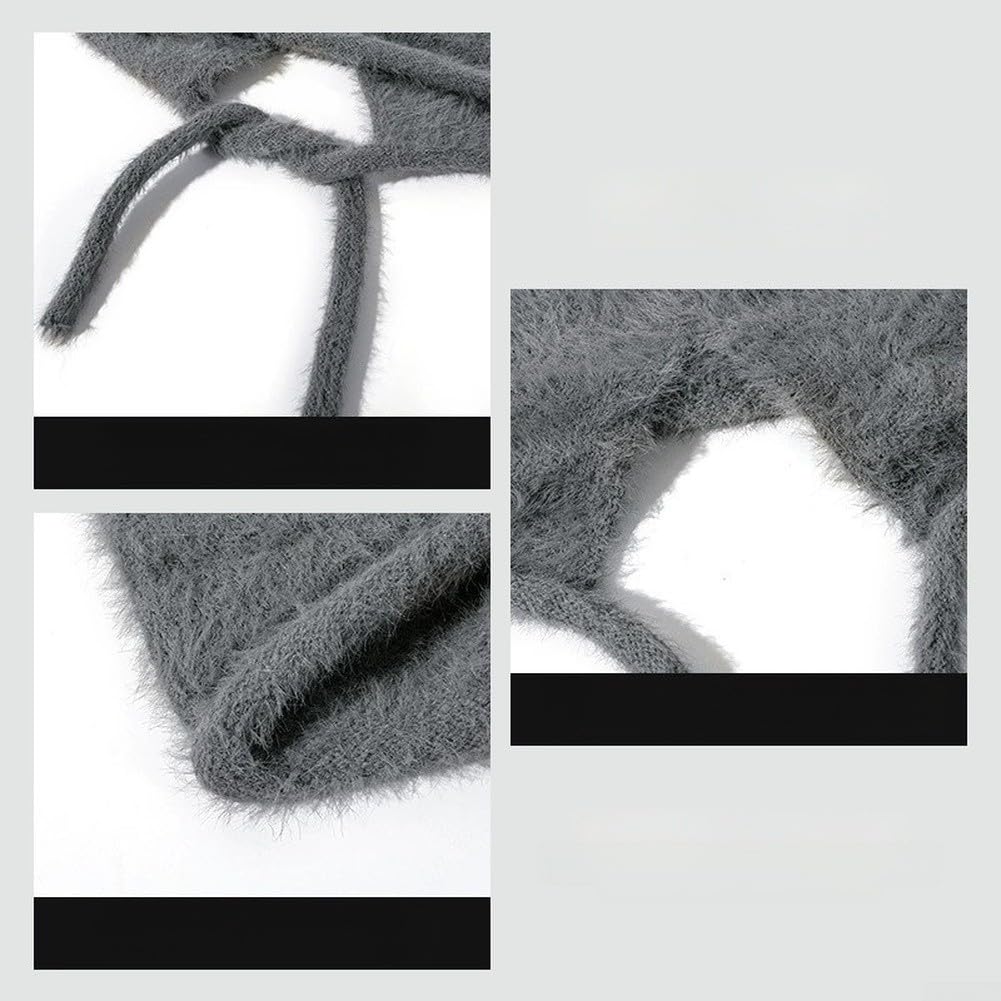 para gorro de para punto para mujer Algodón para suave Ajustable Invierno