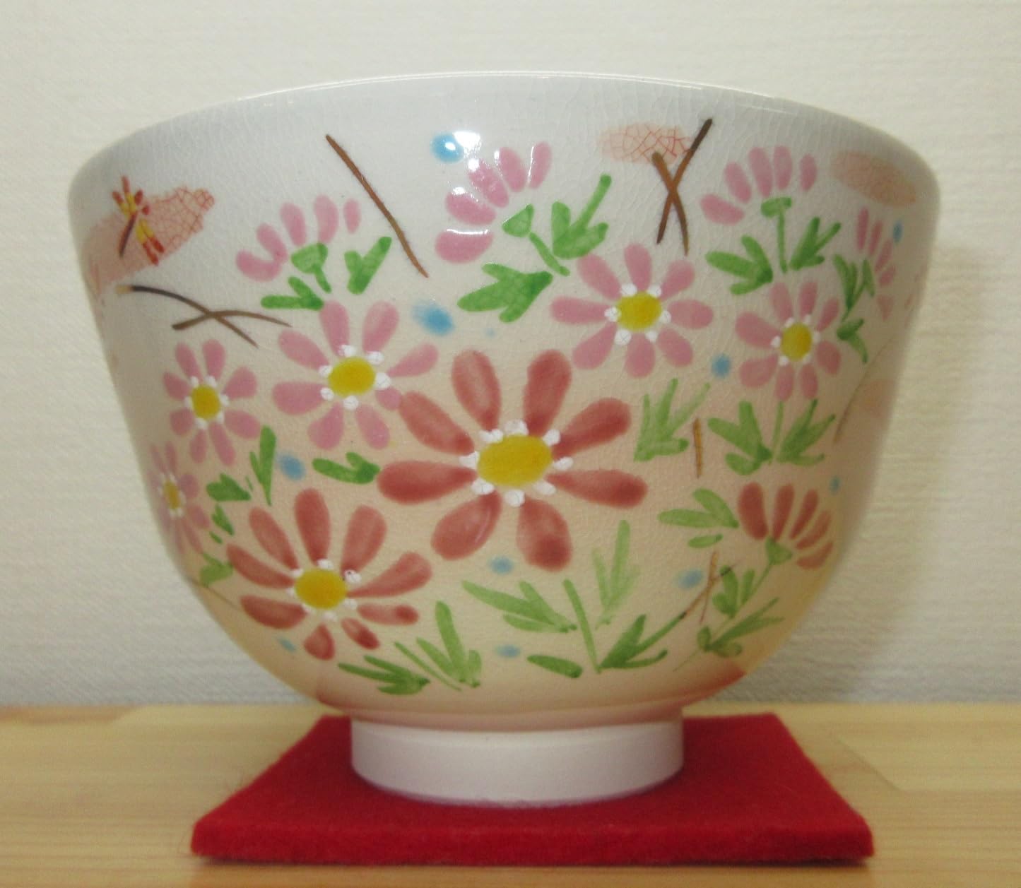 送料込【逢絢亭・新品】茶道具 茶碗 京焼 御本 コスモスの図 田中香泉 紙箱入り Amazon | 【逢絢亭】茶道具 茶碗 抹茶碗 京焼 御本 コスモスの図