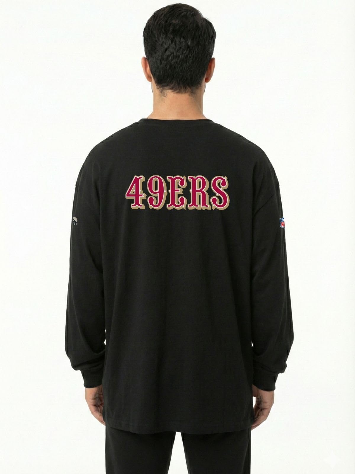 OOSC Mens San Francisco 49ers Long Sleeve T-Shirt, Multicolour, M EU