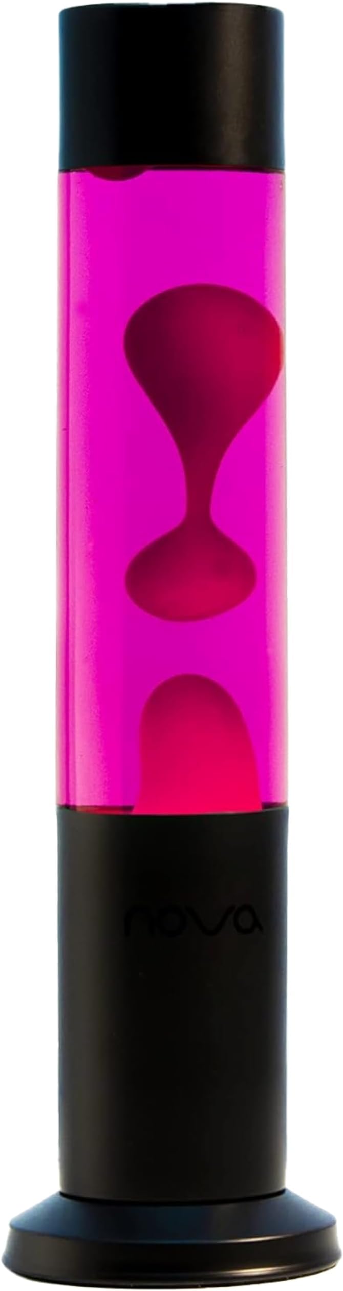 Nova Wax Lamp Purple Liquid Red Wax