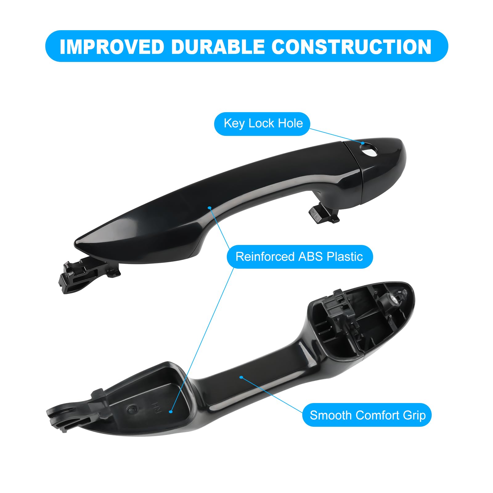Amazon.com: JDMON 4PCS Exterior Door Handle Replacement for Toyota