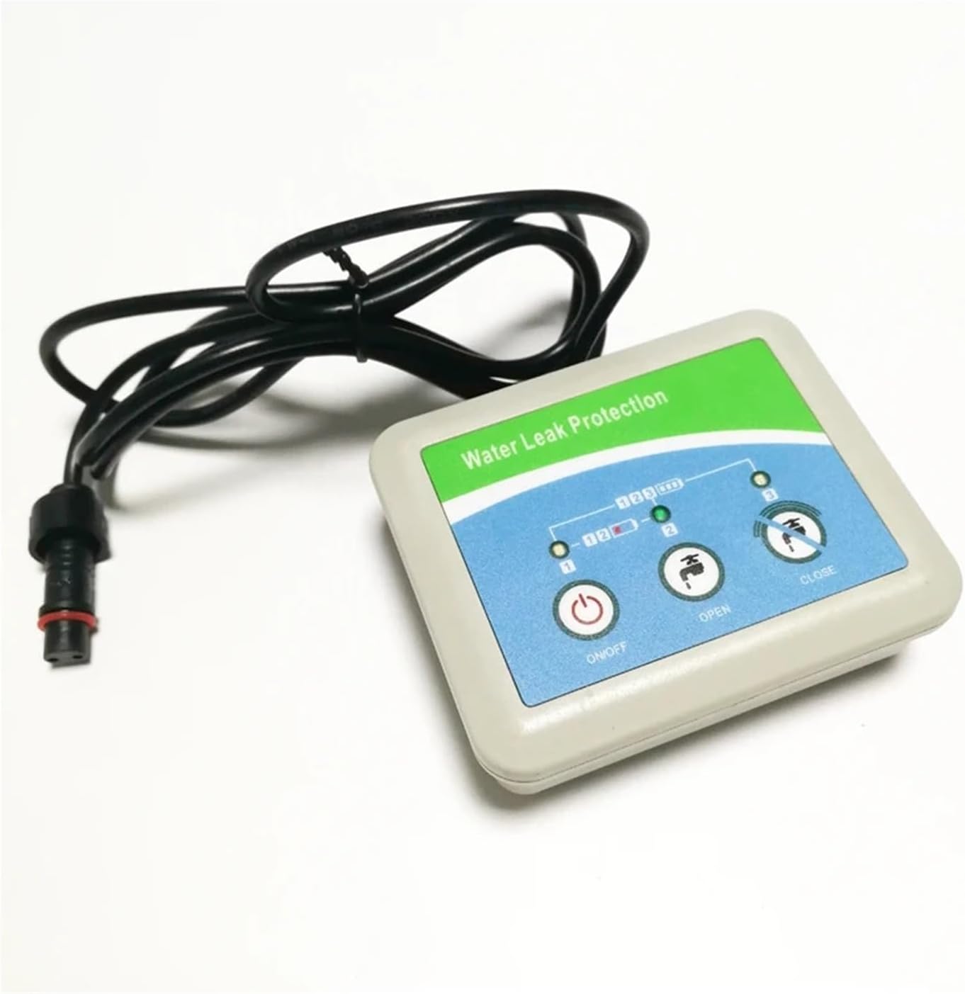 Intellegent Water Leak Sensor Alarm Detector Control Electric Valve Automatically Leak Protector Used for DN25 1 Pipe line(NPT Thread)