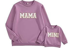 Mommy and Me Matching Mama and Mini Crewneck Sweatshirts for Halloween