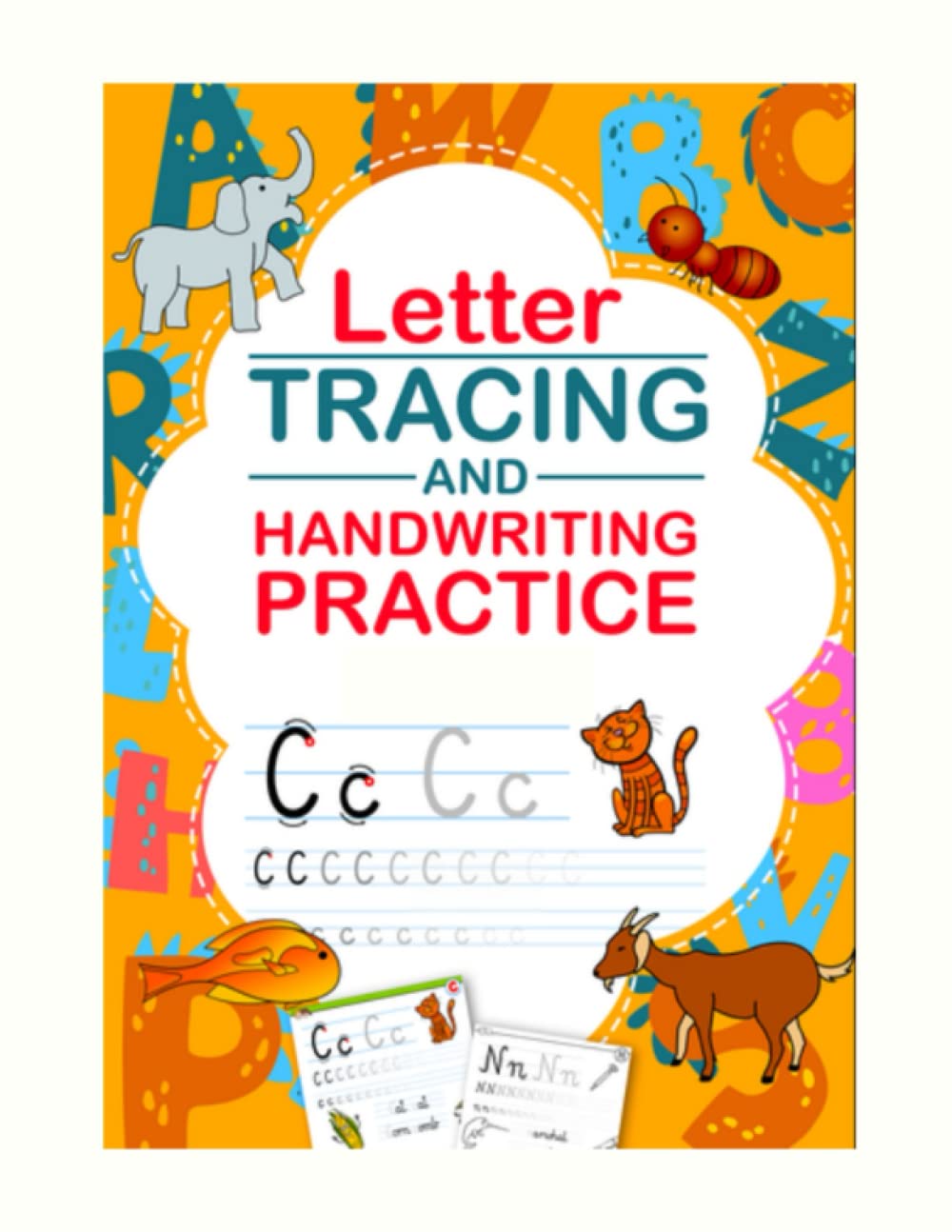 Kids Tracing And Coloring Activity Book Ages 3-5: Alphabet Coloring, Learning, Letter Tracing Activity Book For Kids