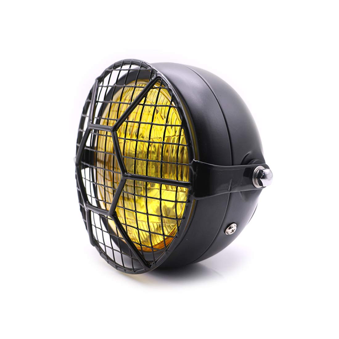 Jiakalao Phare LED de oto 7 Pouces Universel Rond Avec Support de