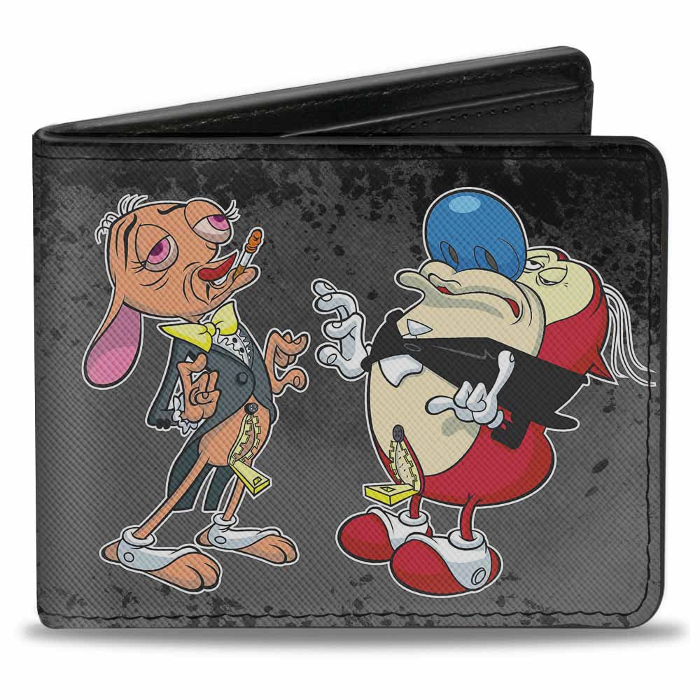 Buckle-Down Bifold Wallet Card Holder Ren Stimpy Show