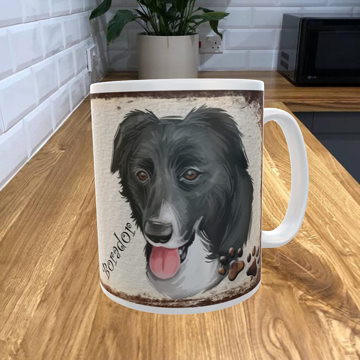 Shawprint Limited Borador 11oz Coffee Mug My Dog's Rules Theme 303DRMUG