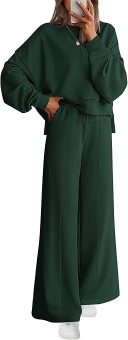 BTFBM Women Fall Fashion 2025 2 Piece Outfits Sweatsuit Set Jogger Sweatpants Matching Lounge Sets Airport Tracksuit