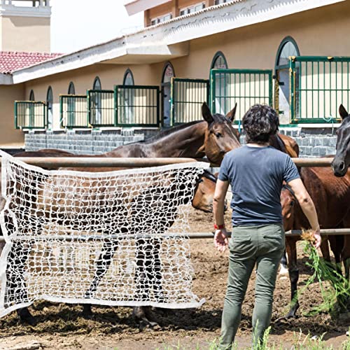 VANZACK Bolsa Grama Seca Rede Cavalo Bolsa Armazenamento Tecido Saco Alimentação Cavalo Suprimentos