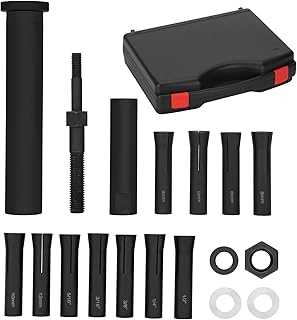 18pcs 95400 in-Line Dowel Pin Puller Master Set Includes Both SAE and Metric Collets,Efficient Dowel Pin Puller Tool Reducing Work and Potential Hand Injuries