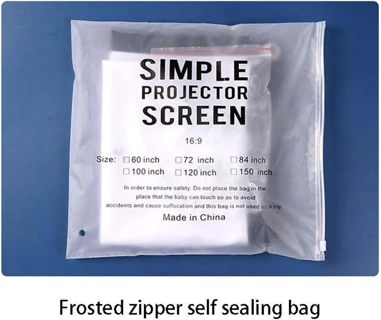 オックスフォード生地投影スクリーンソフトで折りたたみ式 60 72 84 100 120 150 180 200 インチ 4:3 屋