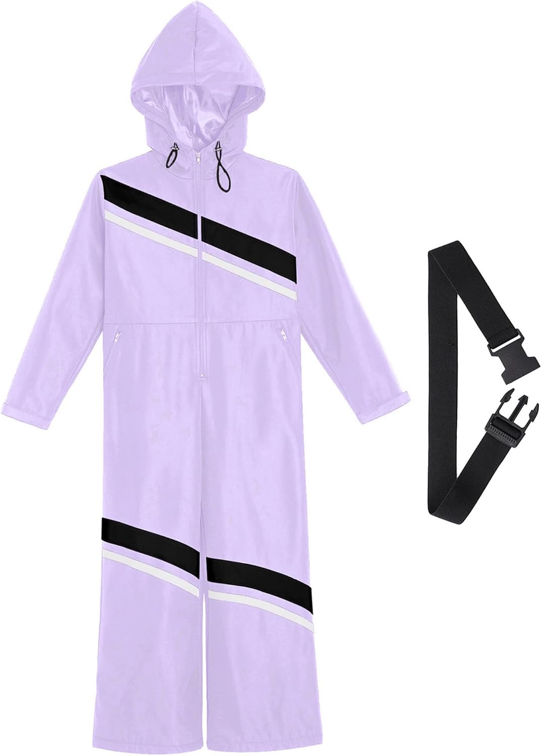 Girls One Piece Snowsuit Waterproof Windproof Hooded Snowboard Jumpsuit Ski Suits for Snow Sports