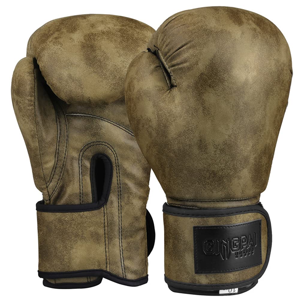 Guanti da Allenamento in Gel Sparring, Guanti MMA Professionali Marziali, qualità Professionale, Costruzione di Alta qualità, per Boxe, Formazione, Borse Perforabili,Verde,8OZ
