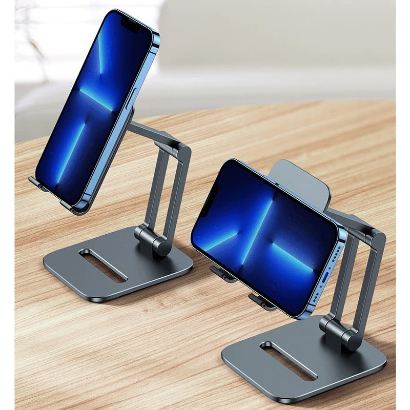 Support de téléphone en métal au design minimaliste et structure pliable robuste