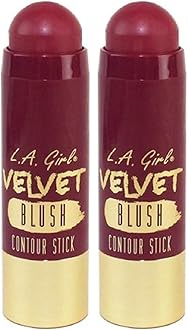 Velvet Contour Sticks, Blush Crushed Berry (Pack of 2)