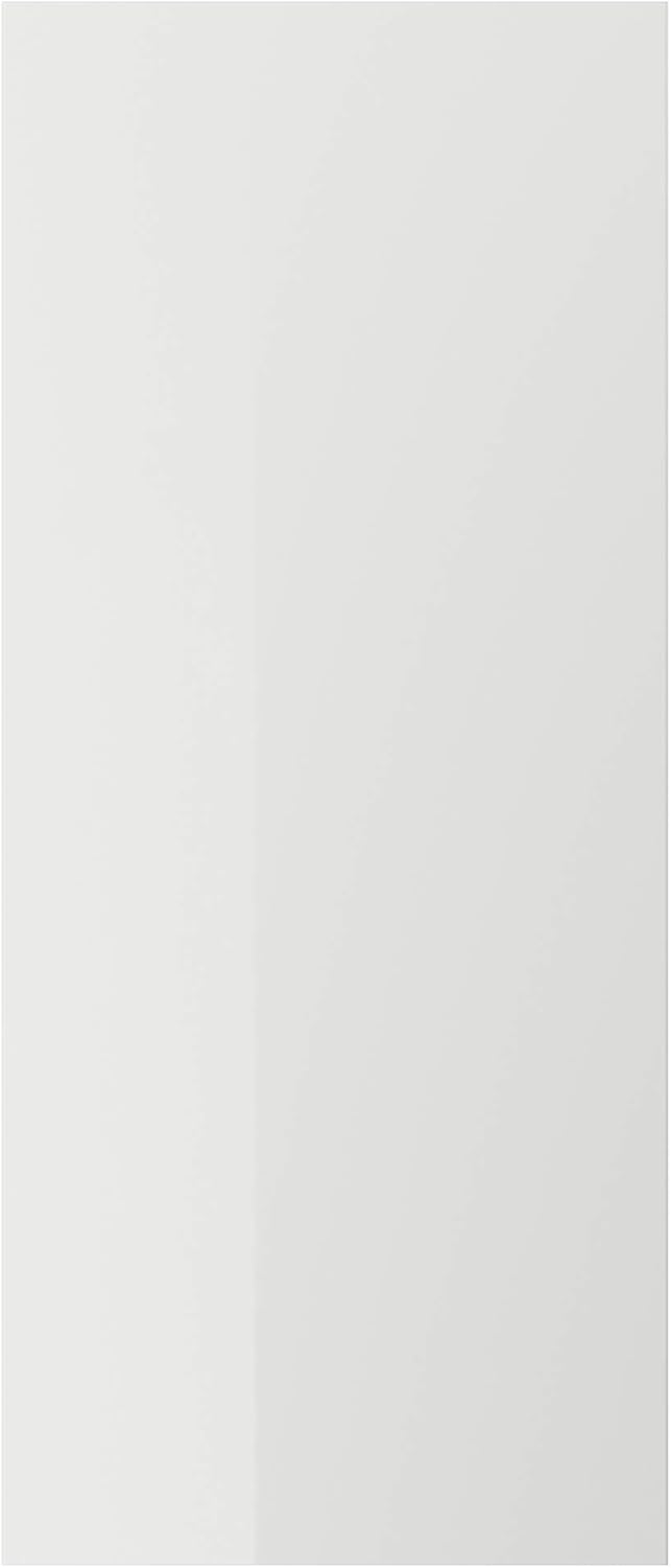 RINGHULT Door, high-gloss light grey, 60x140 cm