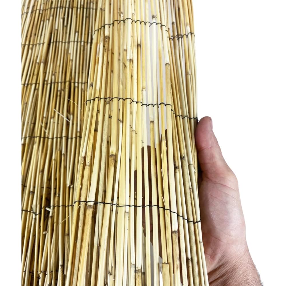 Arelle Privacy Plus – Arella Frangivista in Canne Naturali tipo Bambù, Canniccio per Balcone e Recinzione - Cm. 200x300