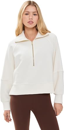 Varley Womens Milano Half Zip Sweatshirt 2.0