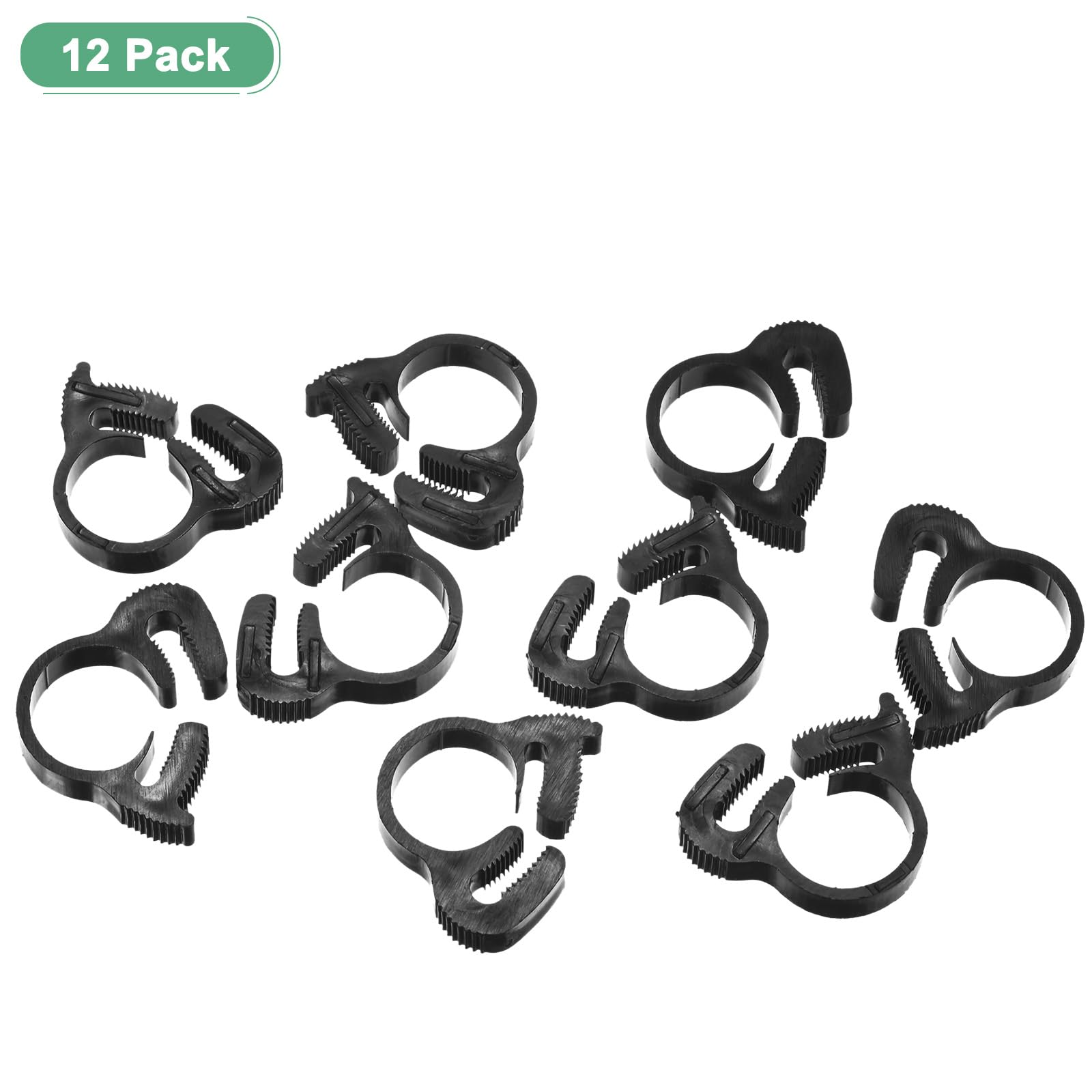M METERXITY 12-Pack Double Gripping Nylon Hose Clamps - Image 4