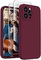 Vista 399 de FireNova Designed for iPhone 13 Pro Max Case, Silicone [Camera Protection] Phone Case with [2 Screen Protectors], Soft Anti-Scratch Microfiber Deep