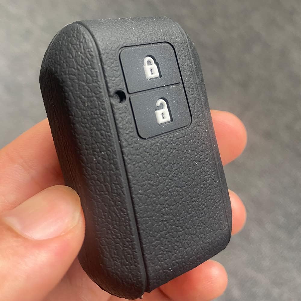 Amazon Zian スズキ 車用 スマートキーシリコンカバー 2ボタン車リモートキー ケース 新型スイフト 新型ワゴンr 新型ワゴンrスティングレー クロスビー Xbee など 専用設計 ブラック キーケース キーホルダー 車 バイク