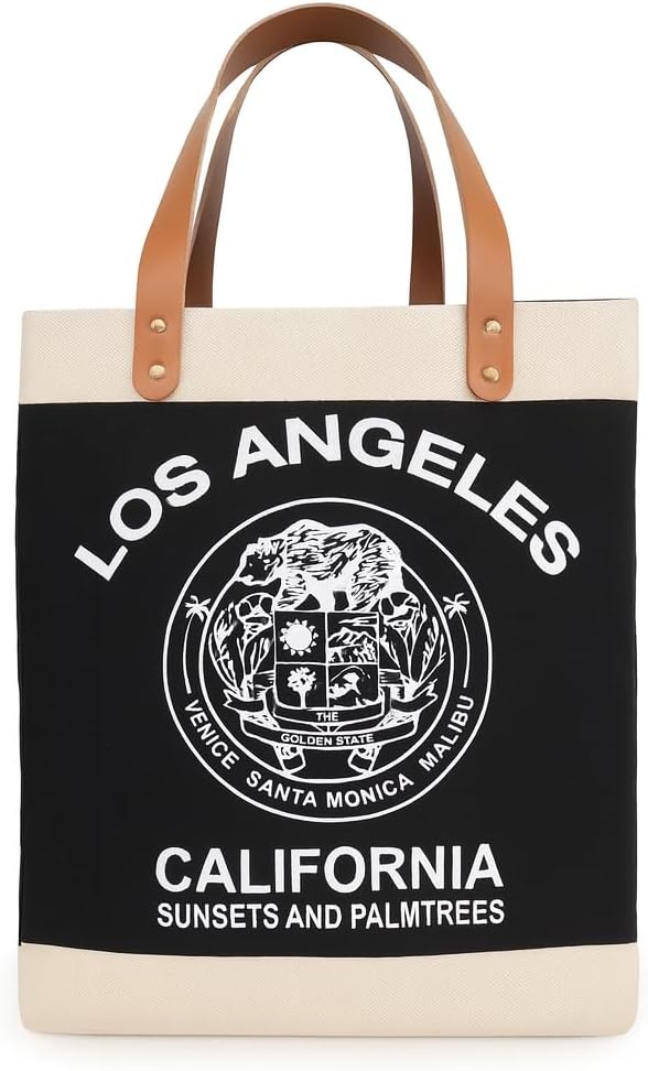 Farmers market shopping bag, Premium Jute, Cotton and Canvas with Leather Handles, Extra Wide for Grocery, Shopping, Beach and Outing, Eco Friendly Tote