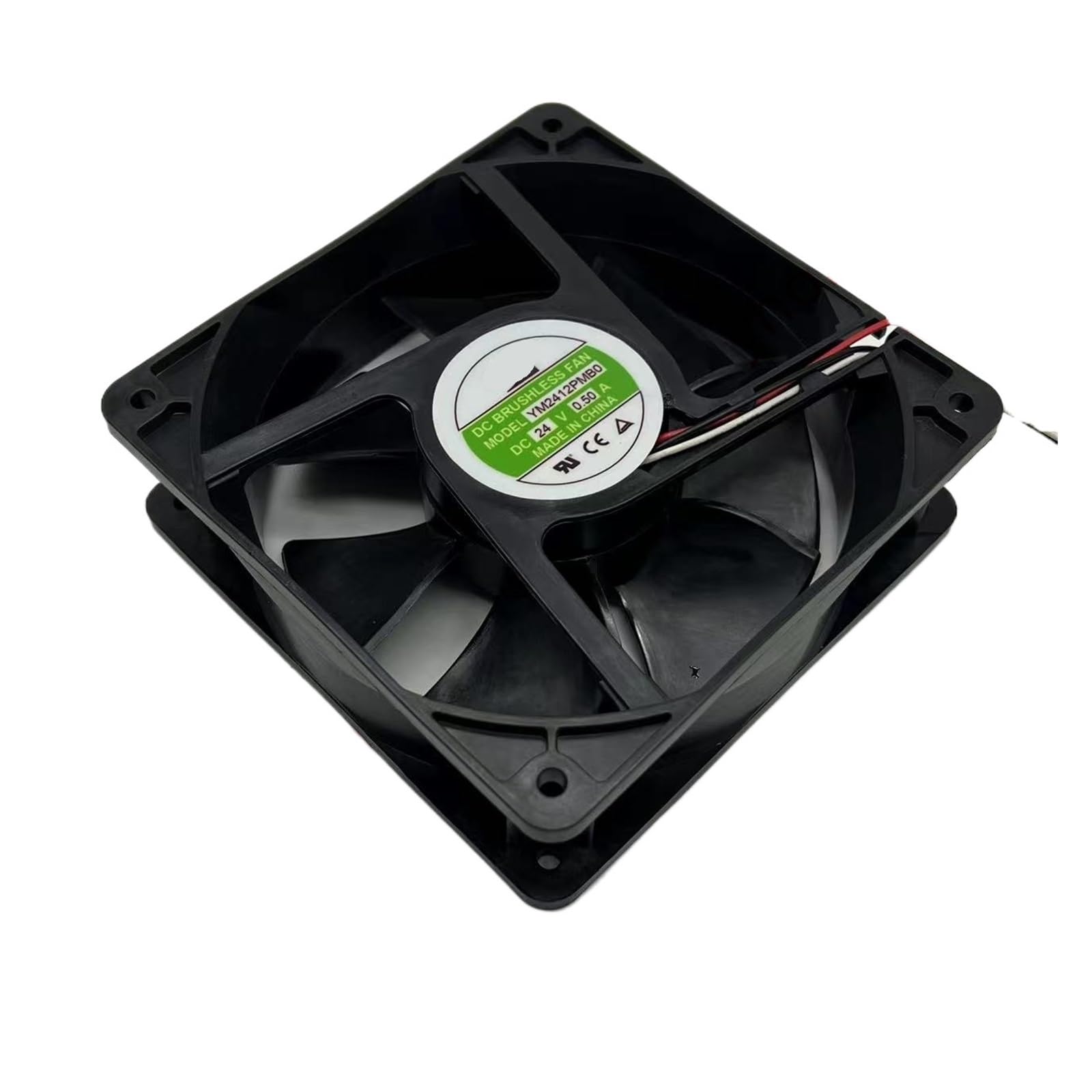 UITGVDQAT YM2412PMB0 DC 24V 0.5A 120x120x38mm 3-Wire Server Cooling Fan
