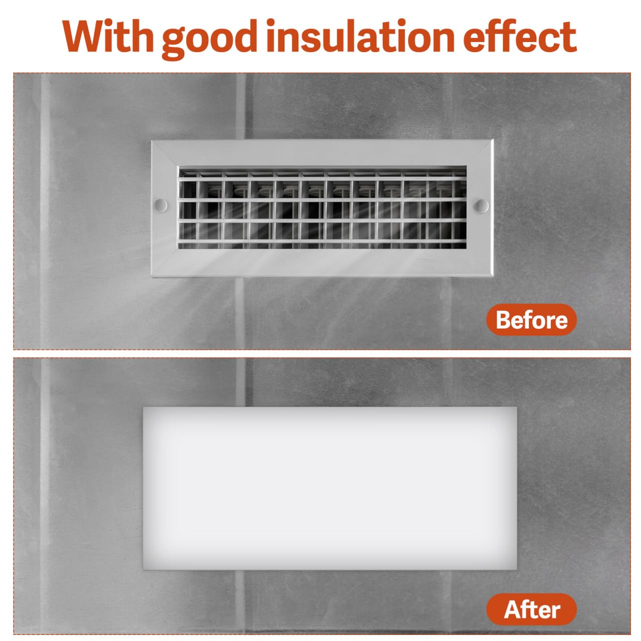 DOITOOL Cubierta de ventilación de casa para ventilador del hogar, cubierta de sellado de ventilador de techo, cubierta de ventilación de aire, cubierta de obturador de aislamiento de techo, cubierta