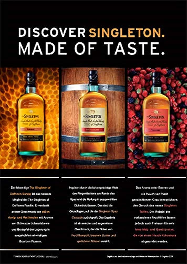 Singleton 18 Year Old Single Malt, 700ml (Packaging may vary