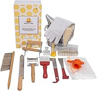 Vista 1 de Honey Lake Beekeeping Supplies Bee Smoker Starter Kit, 16 Pcs Bee Keeping Starter Kit Bee Keeping Supplies-All for Beekeepers Including Different