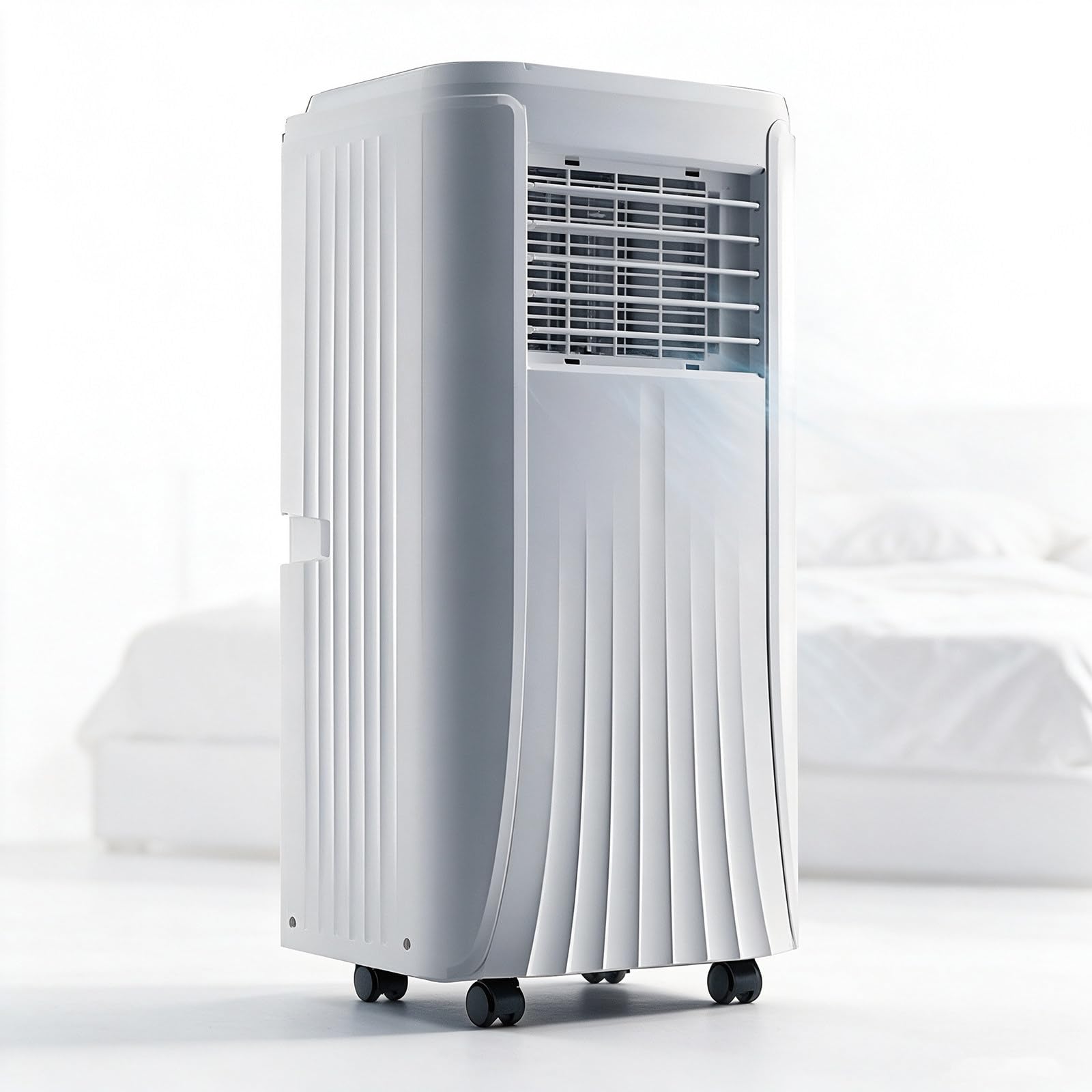 Przenośny klimatyzator 12 000 BTU (3 w 1) ze sterowaniem pilotem i 24-godzinnym timerem – chłodzenie powierzchni do 25 m²