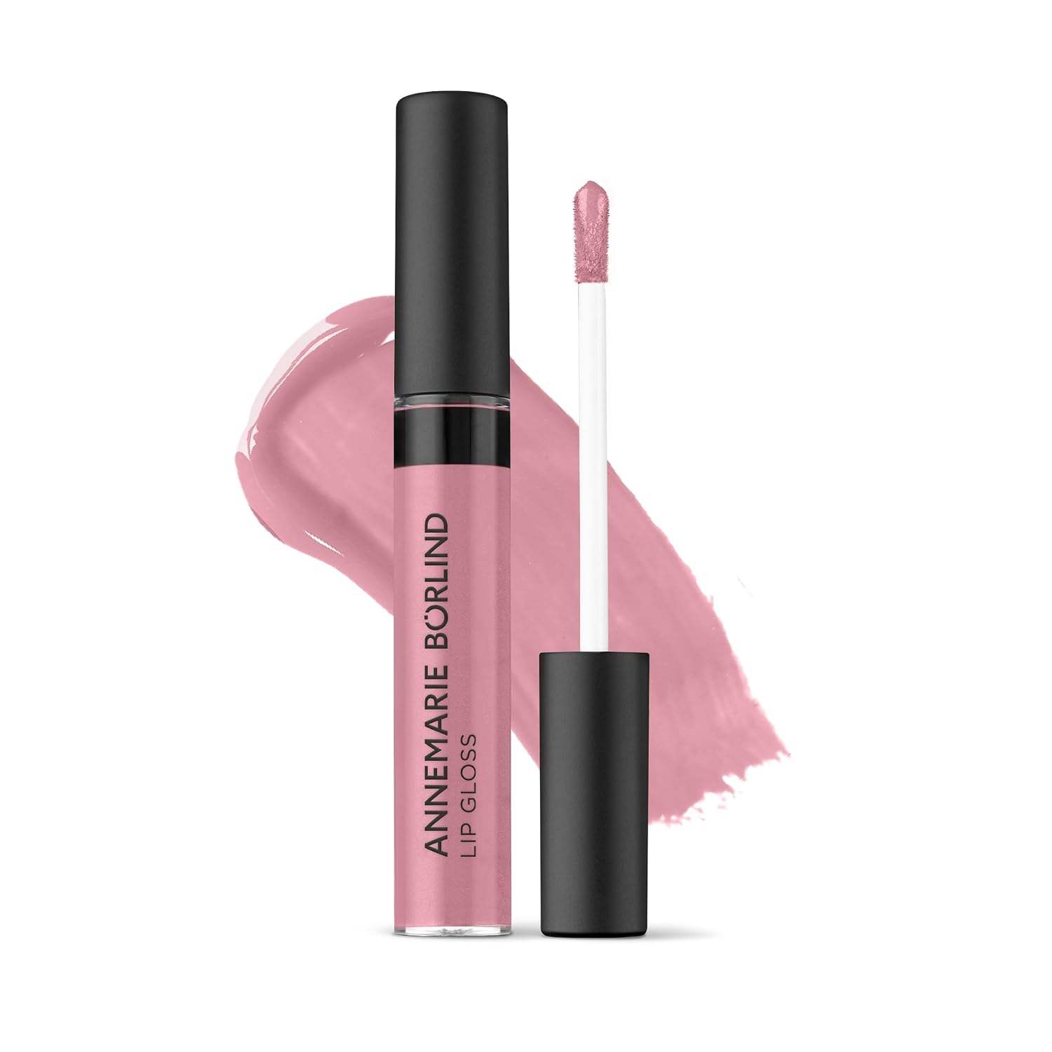 ANNEMARIE BÖRLIND NATURAL Lip Gloss Raspberry (.30 fl oz) - Rich color and shine, Made with Hyaluronic Acid for Moisturized, Soft Lips, Vegan