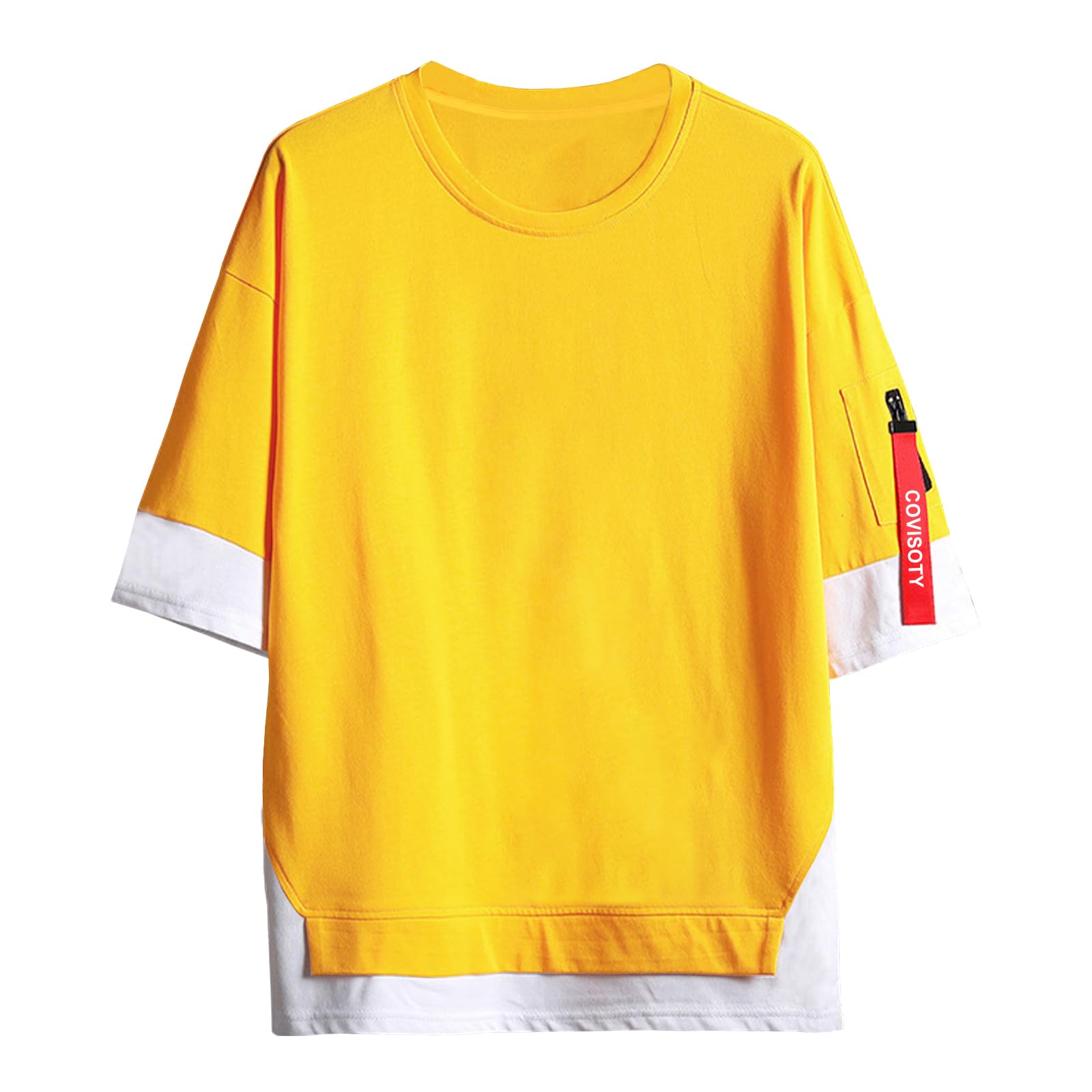 Camiseta Técnica De Hombre Estilo Harajuku Japones - Manga Corta, Comodidad Y Diseño Urbano